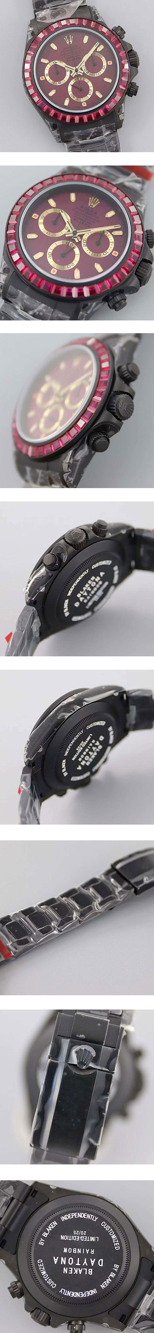 【BLAKEN 腕時計を改造する】ロレックス デイトナコピー時計 116500 